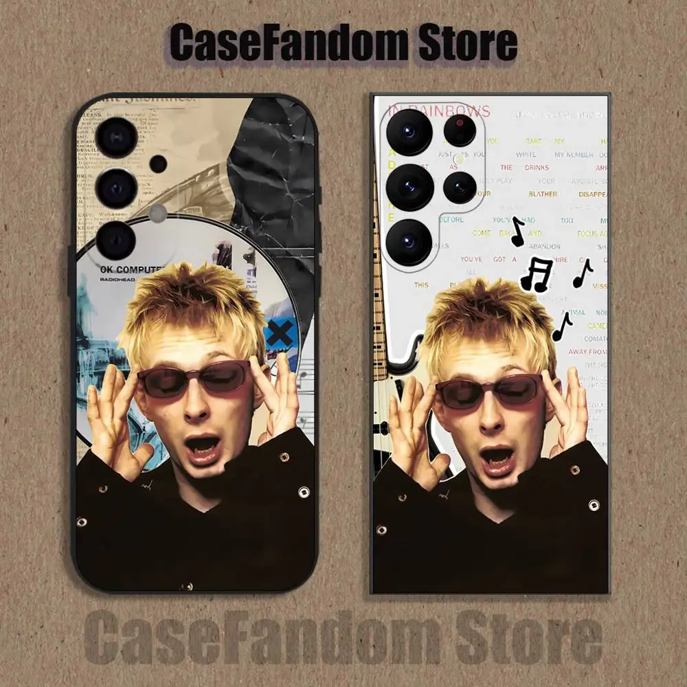 

R-Radioheads Thom Y-Yorke Black Cover Phone Case For Samsung S26,S25,S24,S21,S22,S23,S30,Ultra,S20,Plus,Fe,Lite,5G