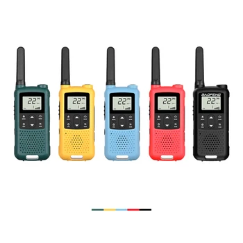 BAOFENG T22 Mini Talkie Walperforé BF-T22 TYPE-C Radio Bidirectionnelle Commutateur attribuable Hôtel KTV Poids observateur Portable Petite Échelle