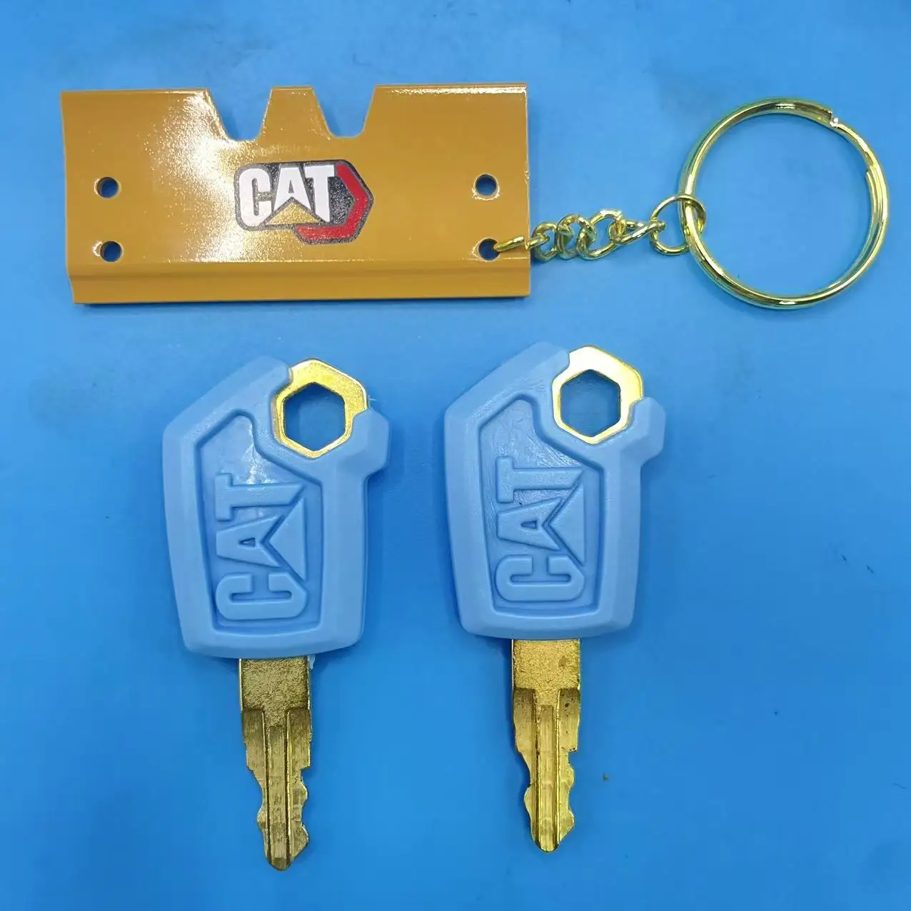 2 قطعة مفتاح إشعال مفتاح ل الأزرق 5P8500 مع المفاتيح المعدات الثقيلة محمل الإشعال دولوزر المعادن والبلاستيك جودة عالية #6