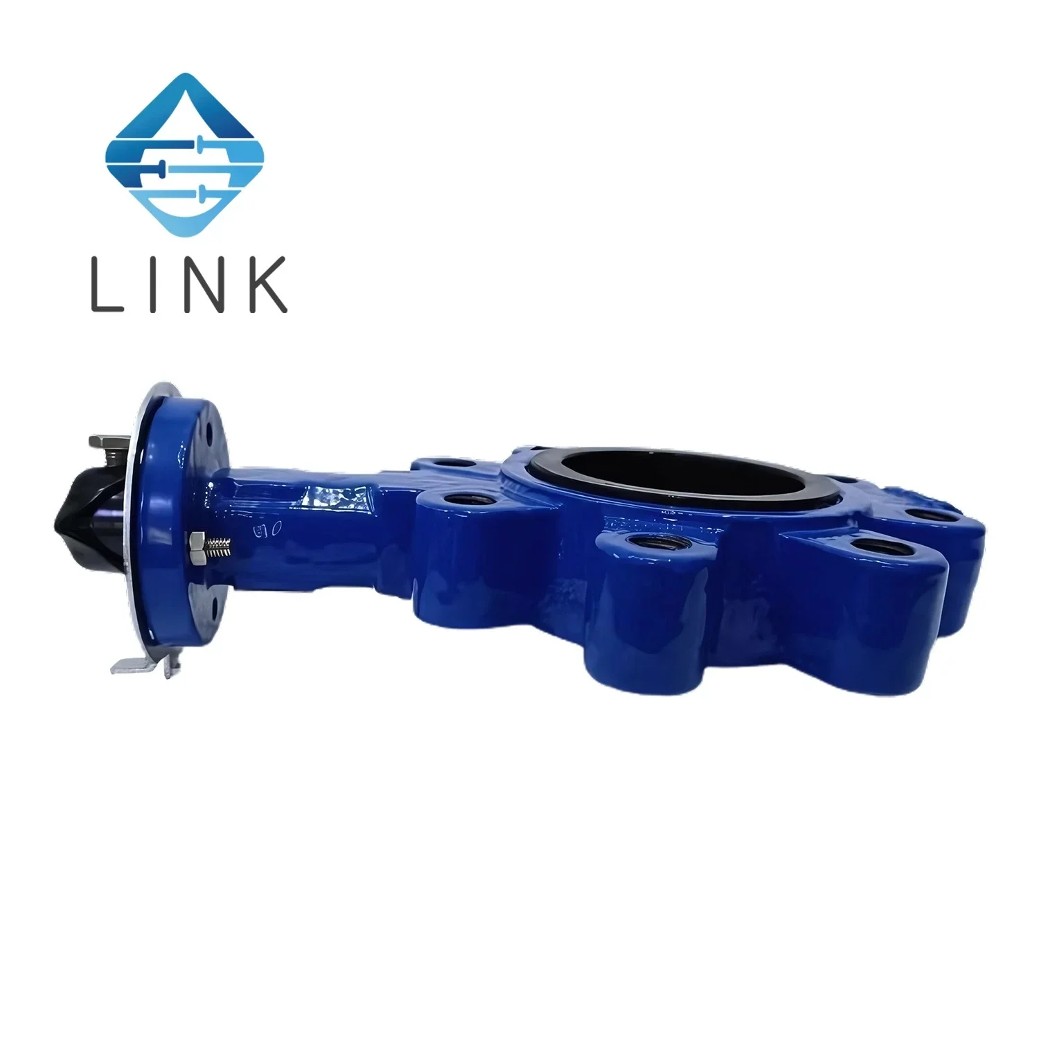 Electric Motorized Butterfly Valve Wafer Connection with EPDM Seat Cast Iron Material