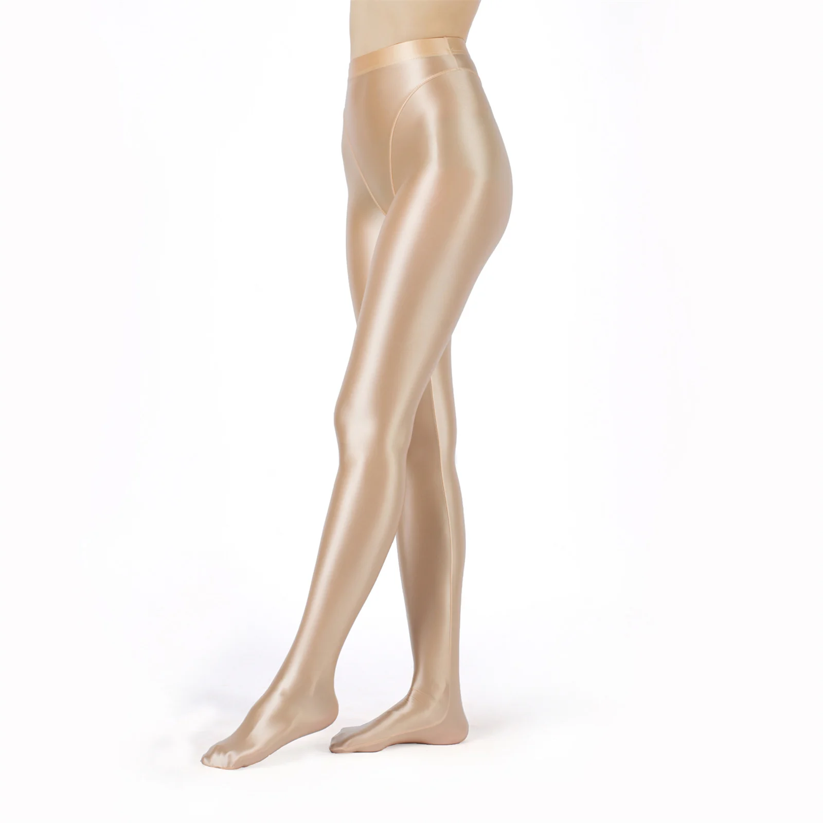 Collants extensibles taille haute brillants à l'huile pour femmes, collants de ballet, pantalons de yoga, leggings d'entraînement de sport de fitness Pilates