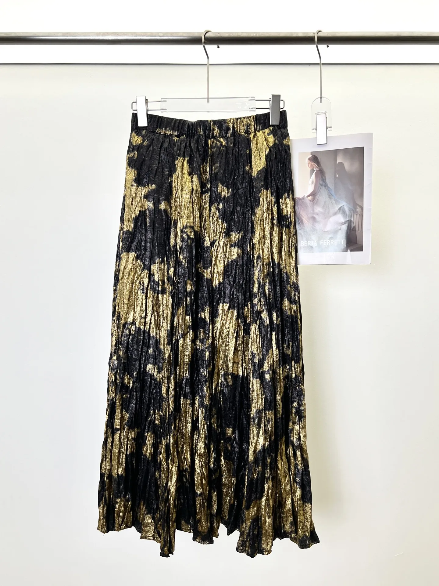 Miyake-falda plisada con cintura elástica y cintura alta para mujer, falda holgada informal de cien diseños, novedad de verano 2025, 2025