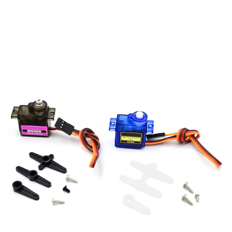 Servo Motor SG90 MG90S 9g Servo 450 Helicopter Car Servo 180 Degrees