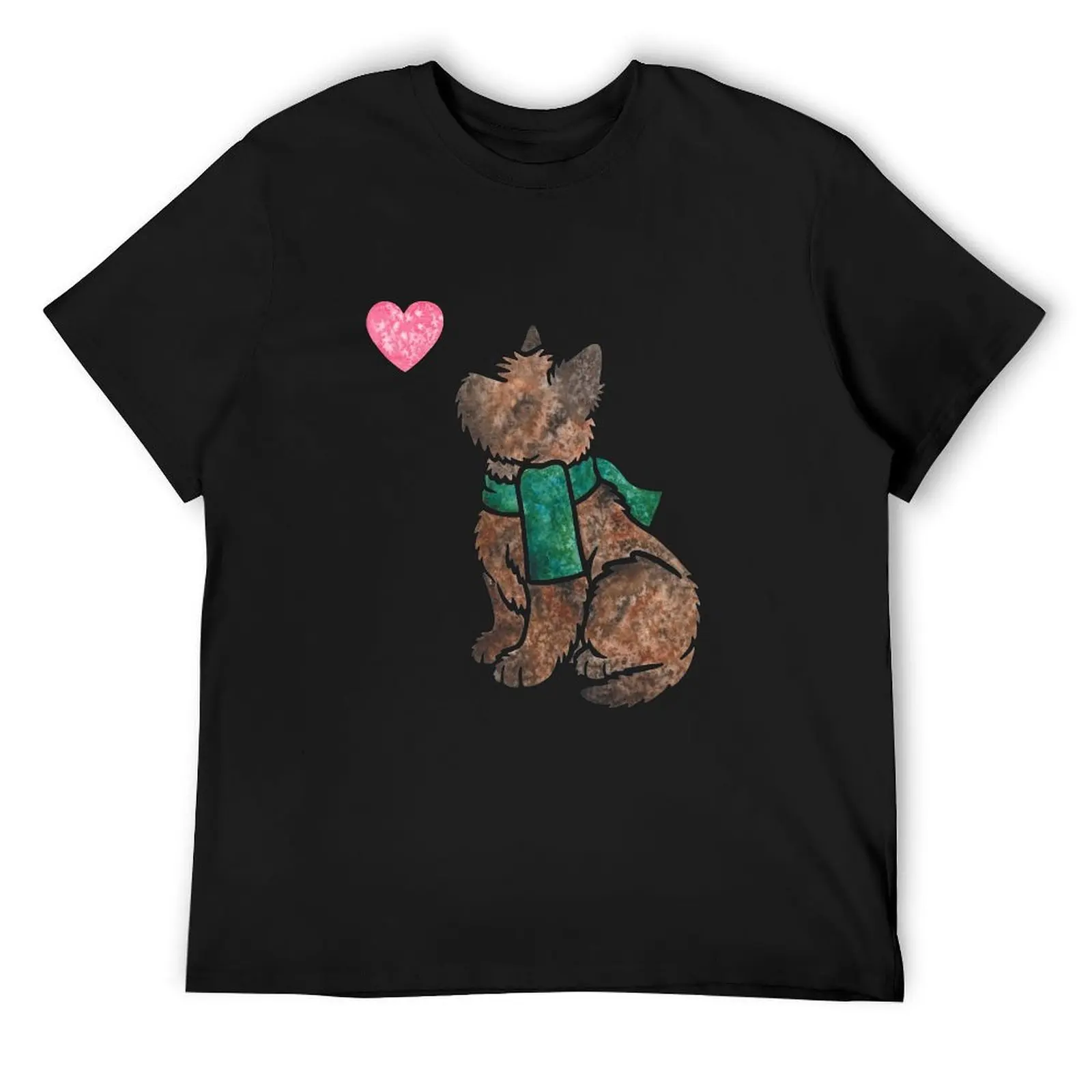 

Watercolour Cairn Terrier dog T-Shirt for a boy blacks affliction shirts custom t shirt mens graphic t-shirts anime