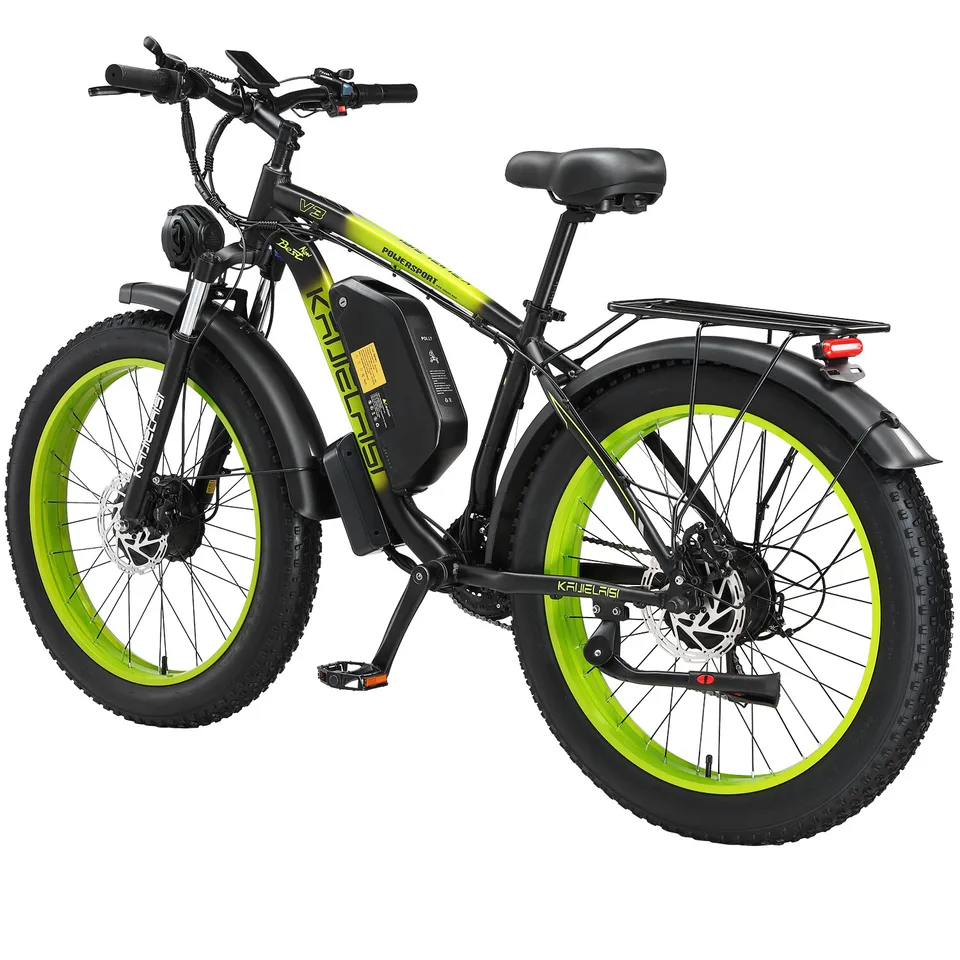 2000W Dual Motor  35MPH Dirt E-Bike 26" 48V/23Ah Electric Bike for adult image 8
