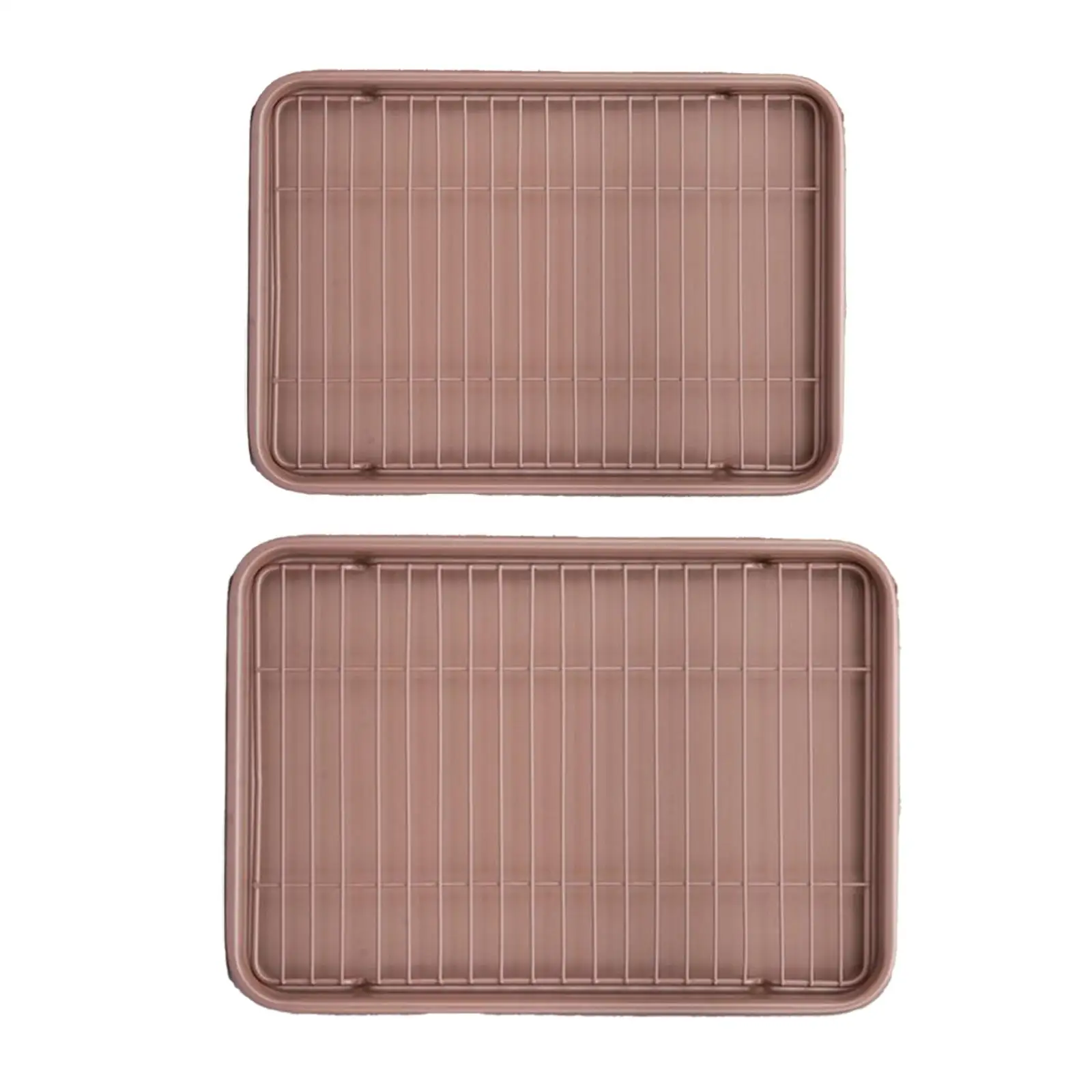 Baking Sheet with Rack Set, Half Sheet Pan with Wire Rack Set Nonstick Baking Pan