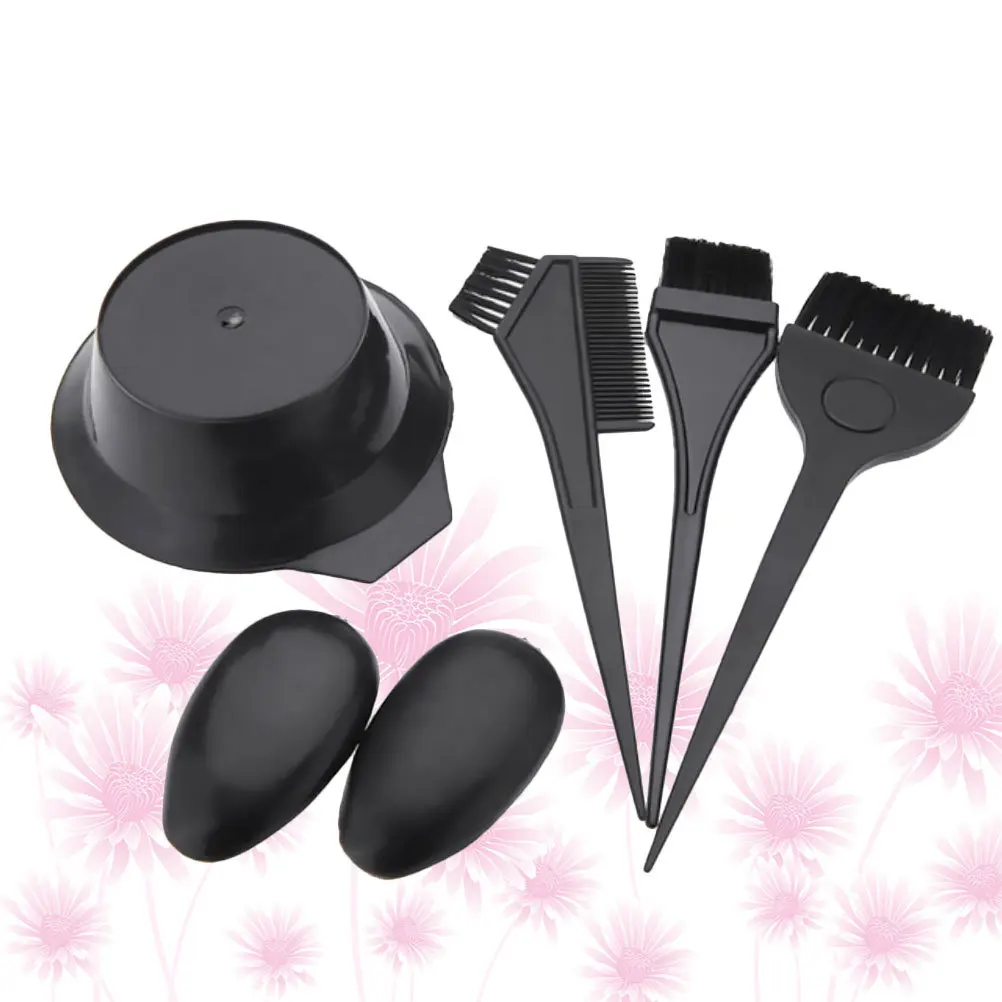 1 مجموعة تلوين الشعر مشط فرشاة الشعر السلطانية غطاء للأذنين الصباغة عدة سريع لون الشعر فرشاة تصفيف الشعر مشط أداة المهنية صالون المنزل #2