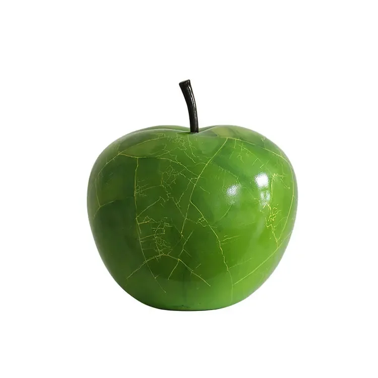 French medieval red apple sculpture ornament sales office bedroom living room entrance home art decoration senior gifts
