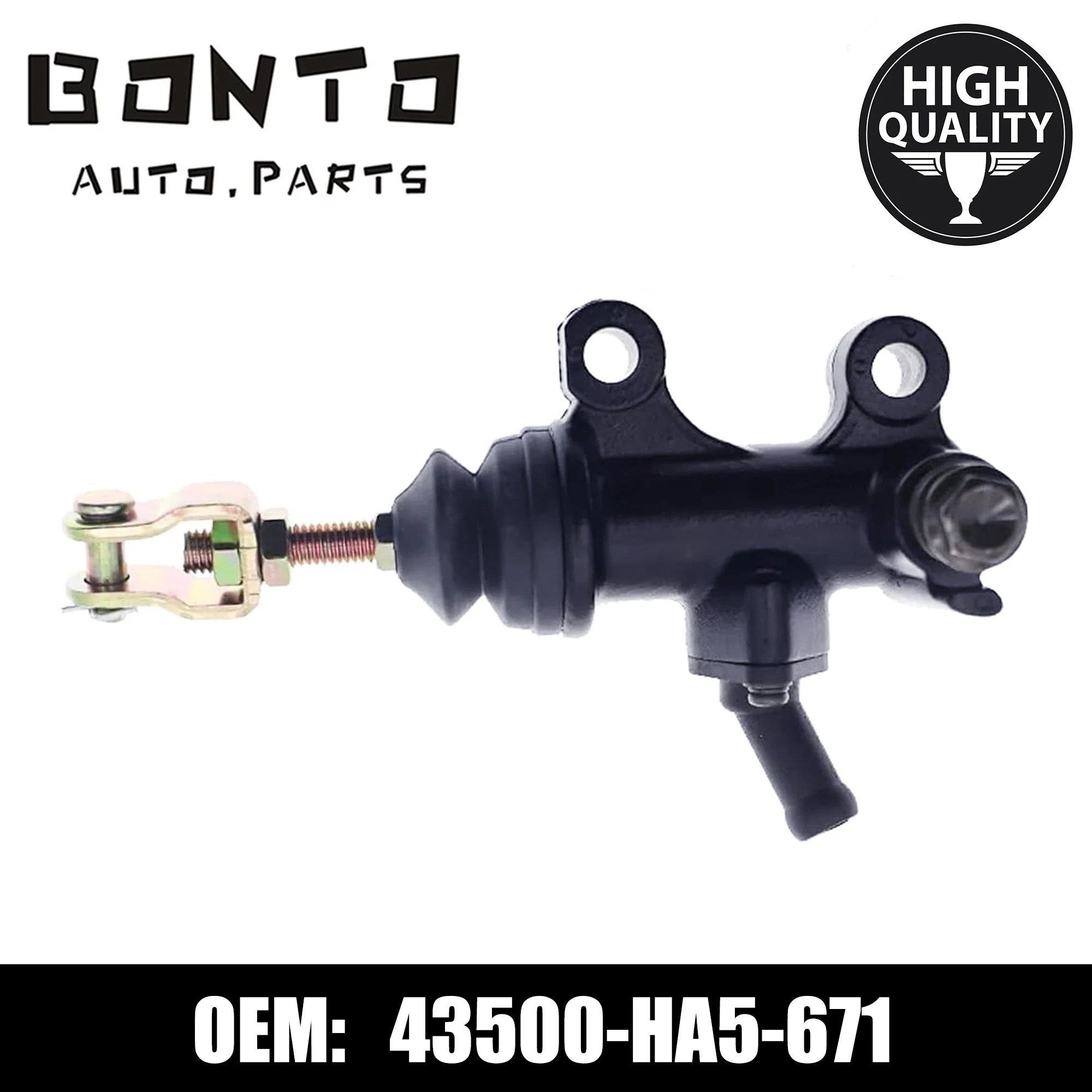 BONTO Brake Mastered Cylinder Metal Construction For Honda ATC200 X 1983-1985 Replace 43500-HA5-671 43500-HA5-006 43500-HA5-016