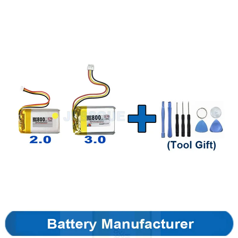 Toolsets Gift+ Original Replaces 800mAh Battery For Sennheiser Momentum 2 3 2.0 3.0 Wireless Headset Headphone Batterie AKKU