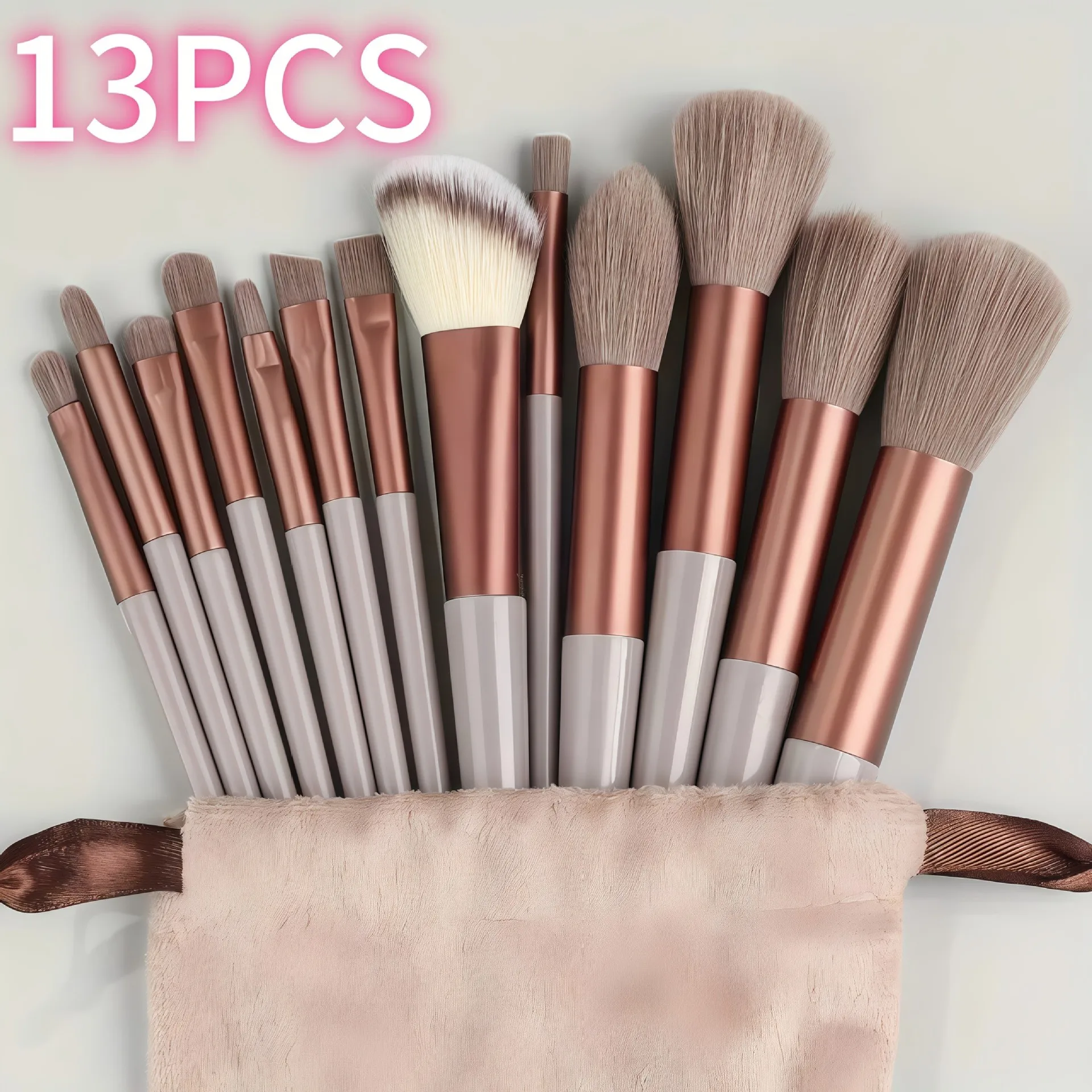 13Uds Portable Makeup Brushes Set