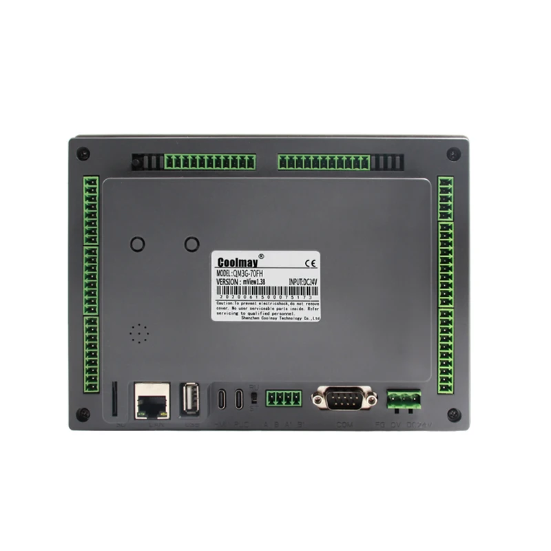 7 inch integrated hmi plc with modbus rs232 rs485 com port