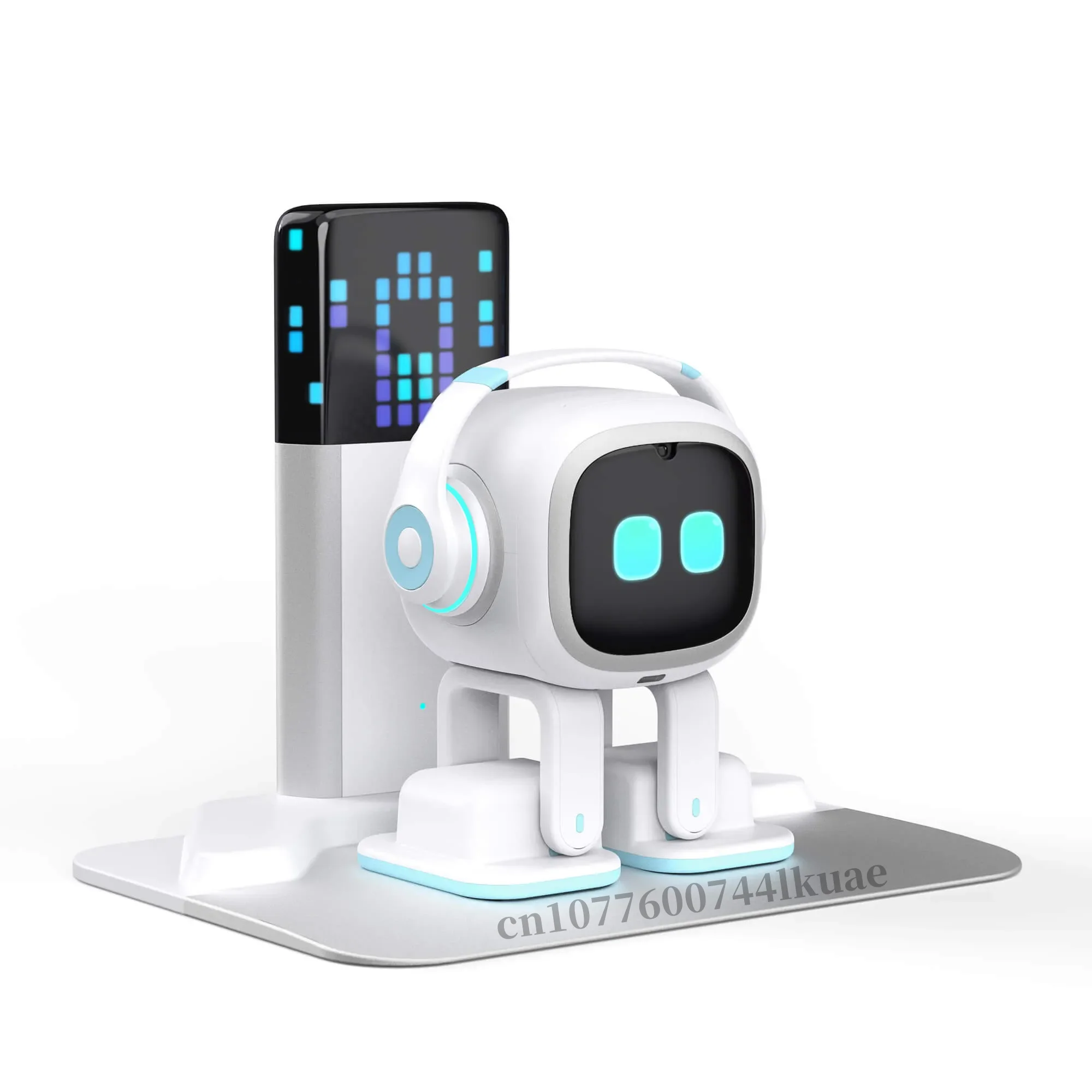 ホワイト EMO 音声ロボット スマート AI コンパニオン