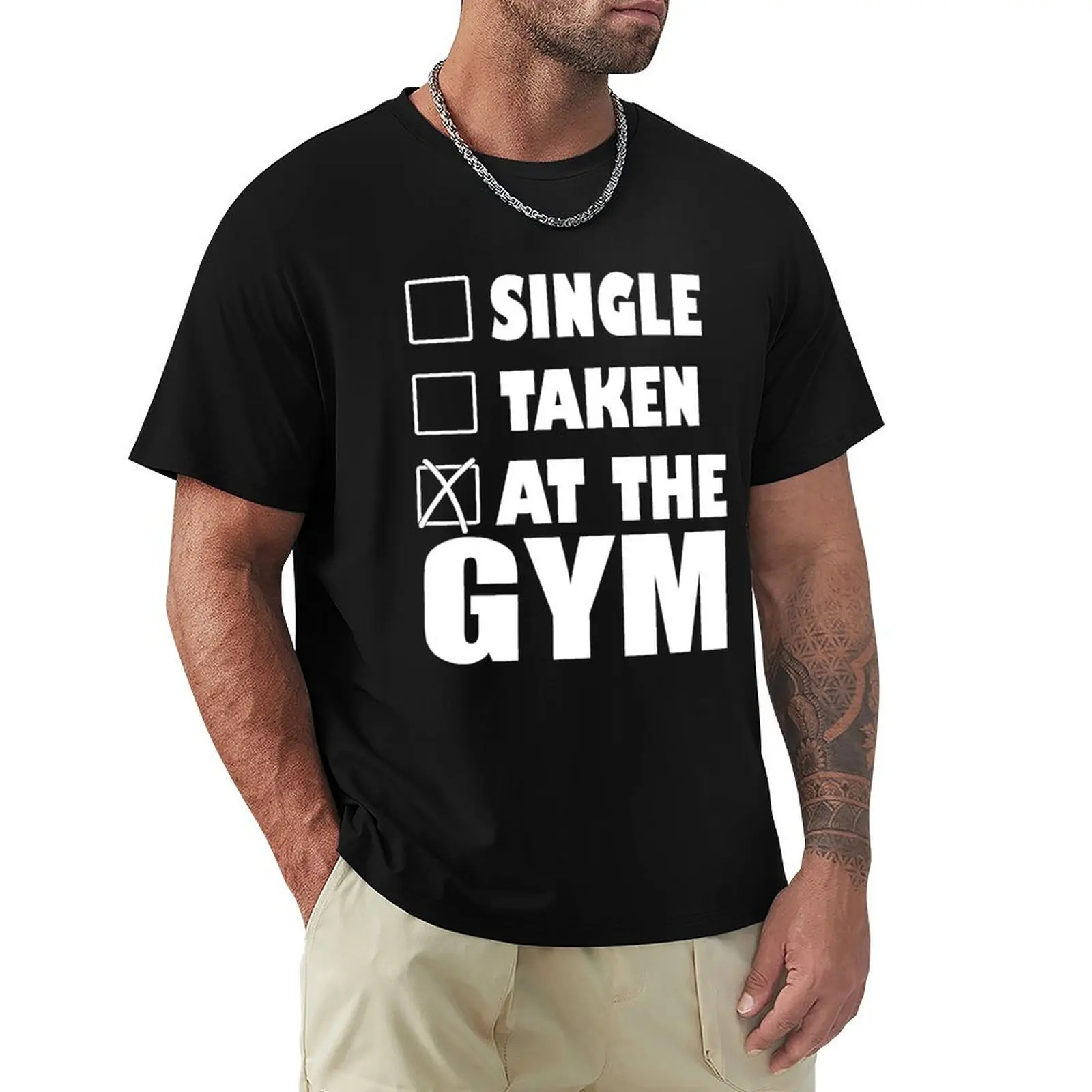 Single Taken At The Gym T-Shirt All Match Print Short Sleeve Top