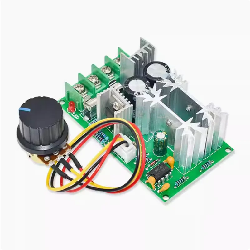 DC motor speed regulator 10V12V24V36V48V60V high power PWM speed control board 20A  esp32
