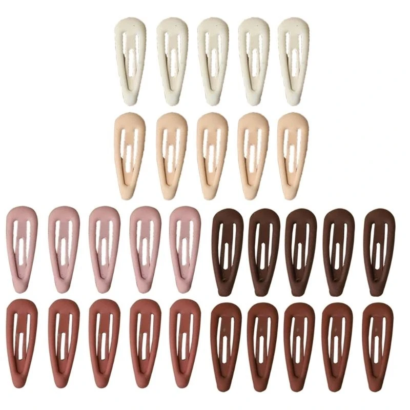 

J15U 30PCS Hair Clip for Girls Matte Hairpins Hairstyle Accessories Kids Sweet Hair Barrettes Toddler Hair Decors