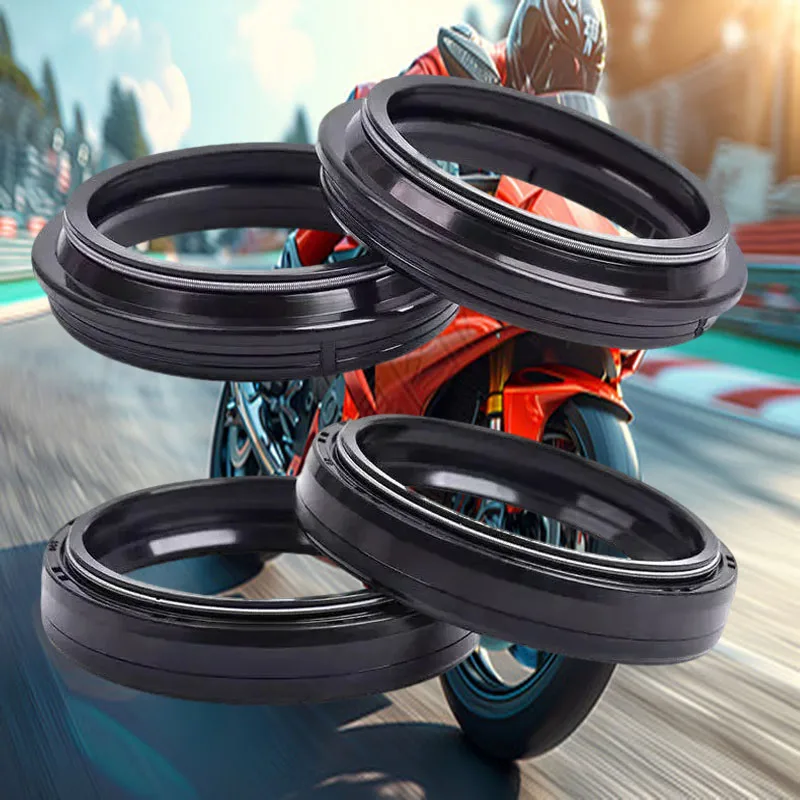 48X57.8X9.5/12 Motorcycle Front Fork Oil Seal Dust Seal For KTM 950 SUPER MOTO 990 ADVENTURE 990 SUPER DUKE Shock Absorber