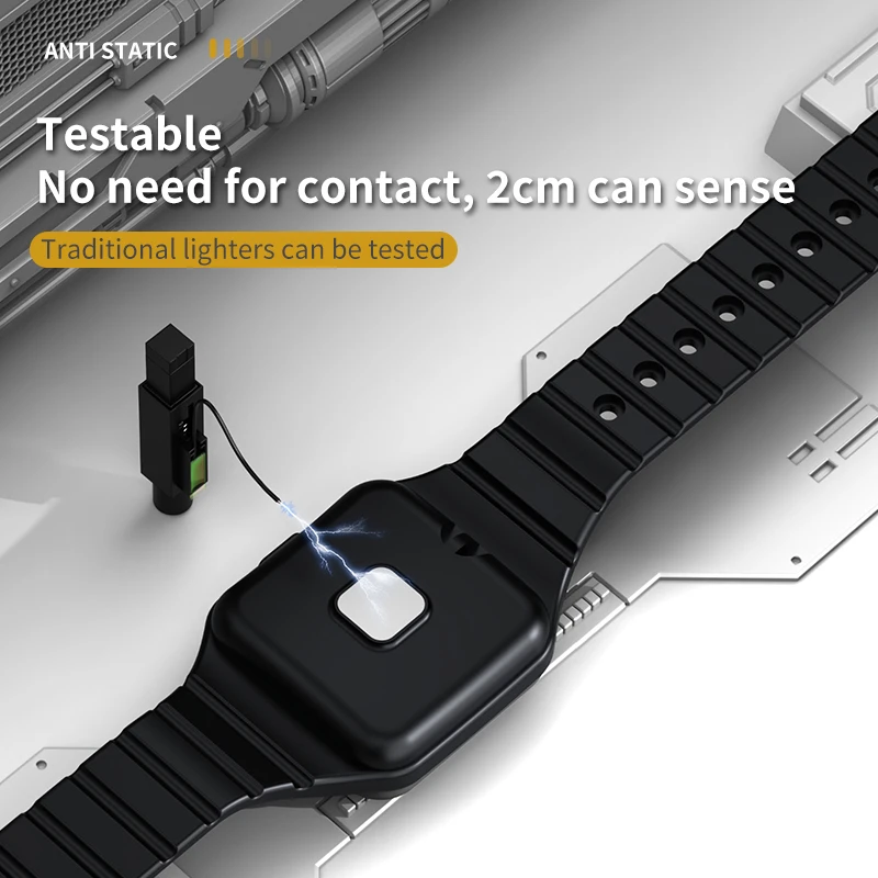 مكافحة ساكنة الساعات المنزل الأساور سيارات القضاء على الكهرباء الساكنة الخريف الشتاء مكافحة ساكنة الأساور مع عرض الوقت