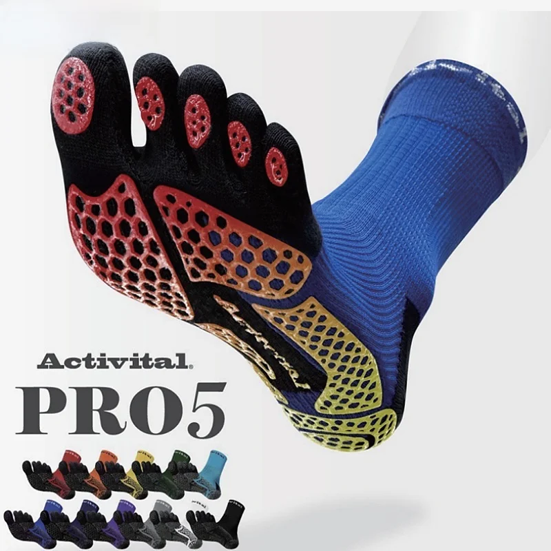 

Activital Pro5 Высококачественный износостойкий силиконовый противоскользящий бейсбольный мяч для бега, спорта до середины икры Sos ex, японский бренд