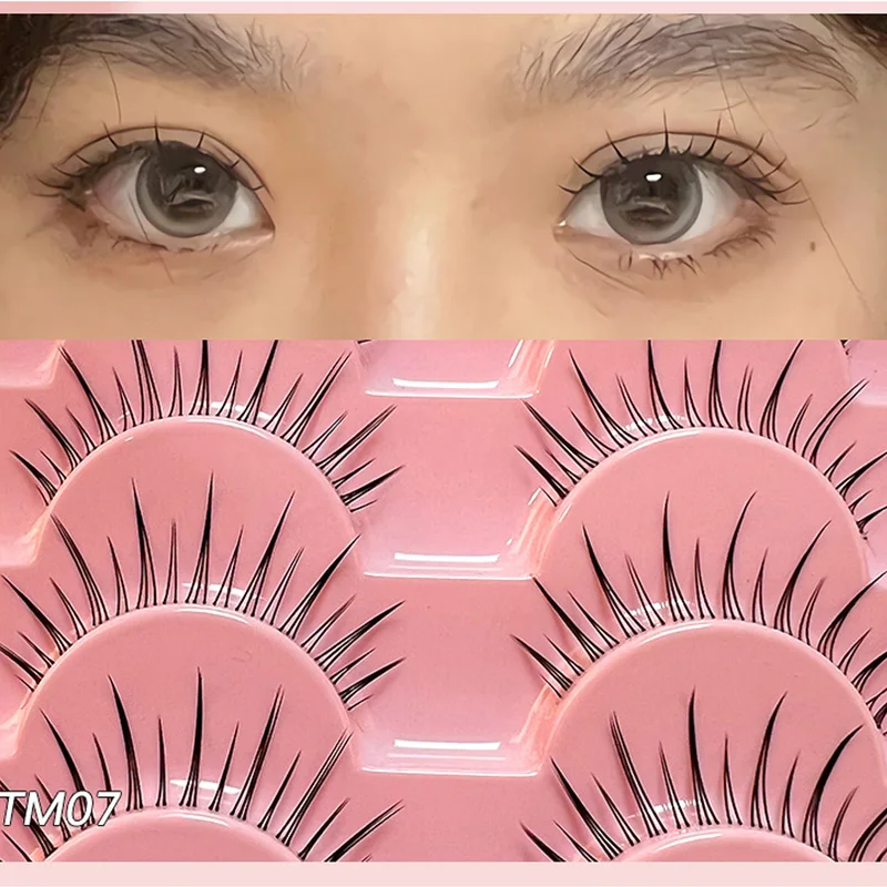 NEW 10Pairs/Pack Real 3D Mink Fake Eyelashes False Eyelashes Mink Lashes Soft Natural Eyelash Extension Lashes Makeup Cilios