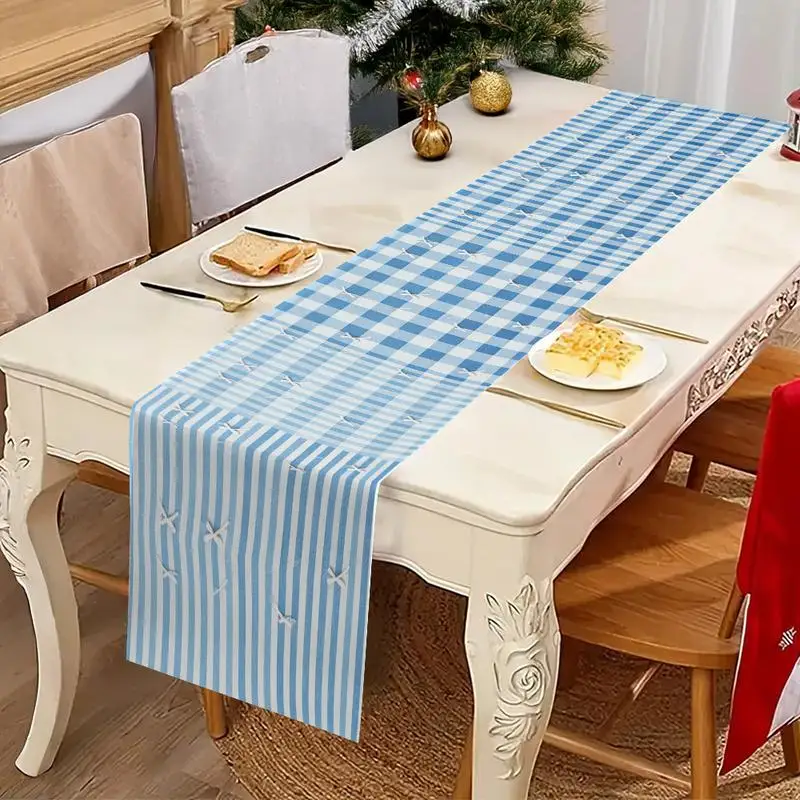 

Vintage Curve Pattern Table Runner, Minimalist Table Decor for Home & Party Women's clothing