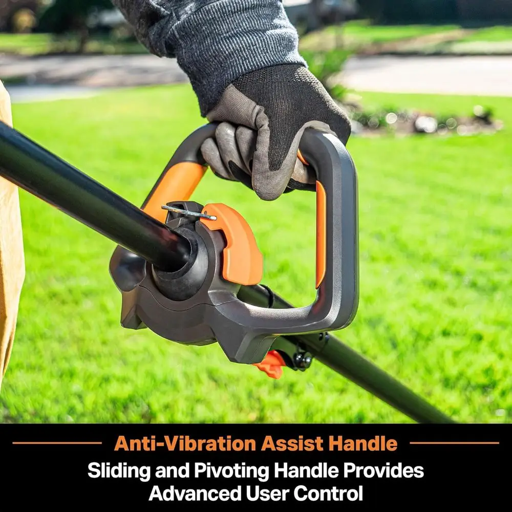 26cc 2-Cycle Electric Start Gas Grass Trimmer, 17-Inch No-Pull NPTGSP2617A