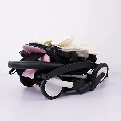 Baby Stroller Bumper Bar,Armrest, Handle, Crossbar Accessories for BBZ YoYo and Yoyo+,Black PU Leather