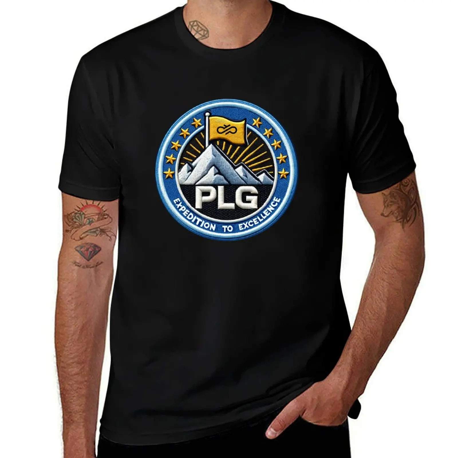 

PLG Expedition to Excellence T-Shirt Funny t-shirt gifts for boyfriend football t shirt Blouse mens graphic t-shirts hip hop