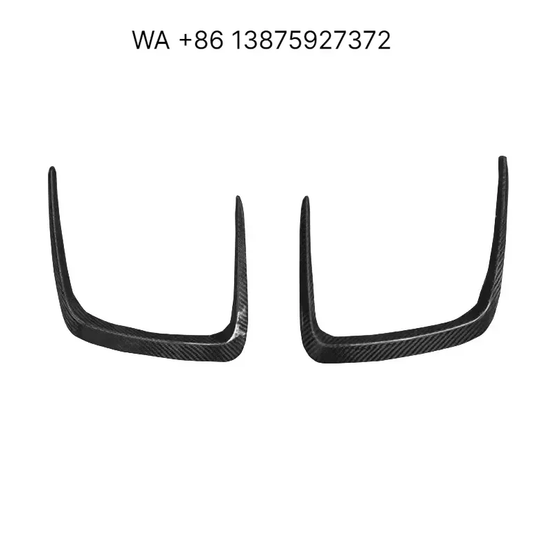 Wmwmnu For M4 G82 2020-ON MP Style Carbon Fiber Rear Bumper Splitters Fins Side Vents Canards Blade