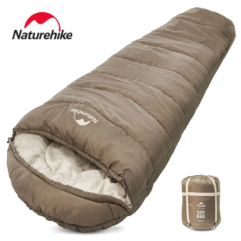 Naturehike Camping Sleeping Bag Ultralight Waterproof Mummy 4 Season Backpacking Sleeping Bags Outdoor Traveling Hiking