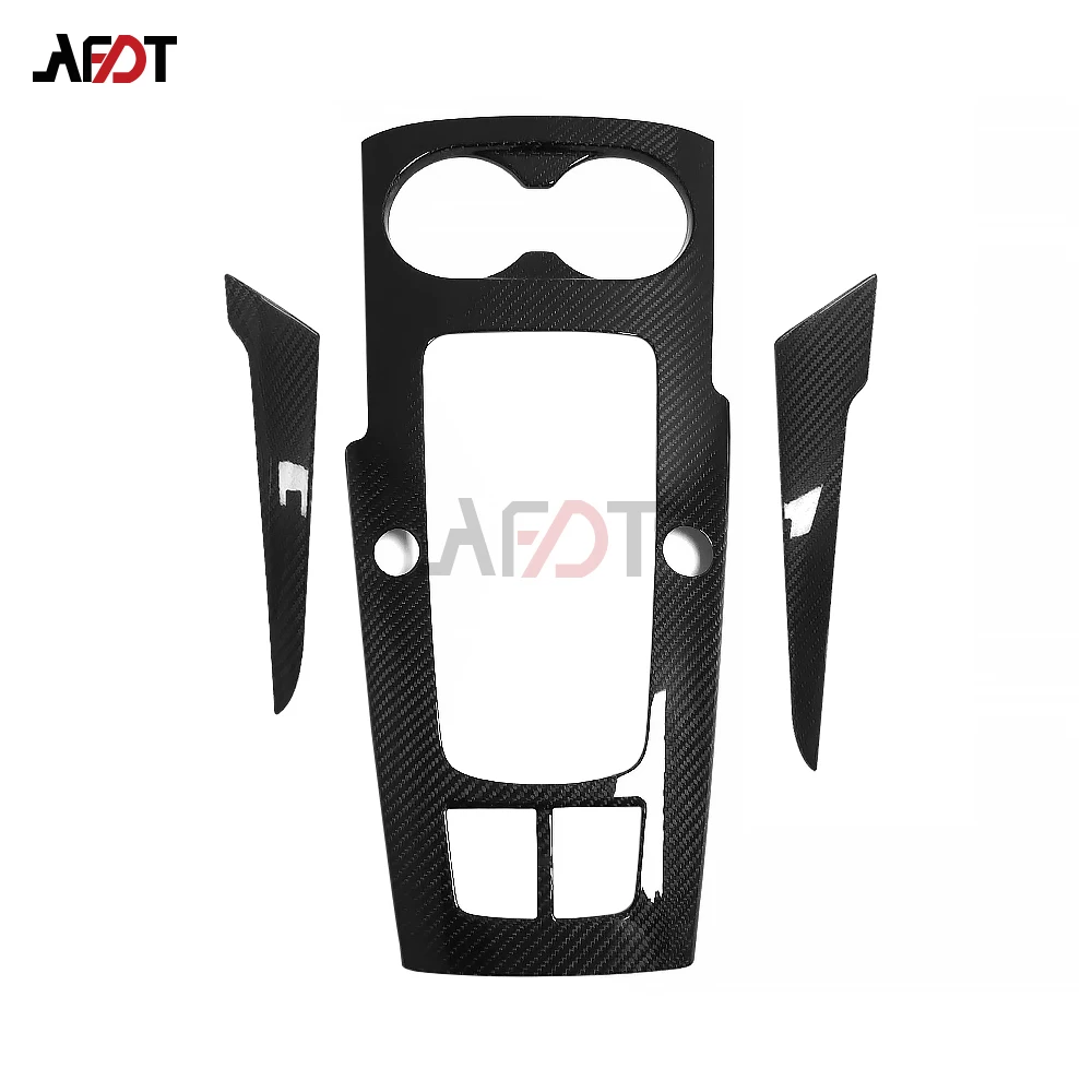 AFDT Carbon Fiber Car Interior Moldings Center Console Gear Shift Panel Cover Trim For Audi A3 S3 RS3 8V 2012-2019