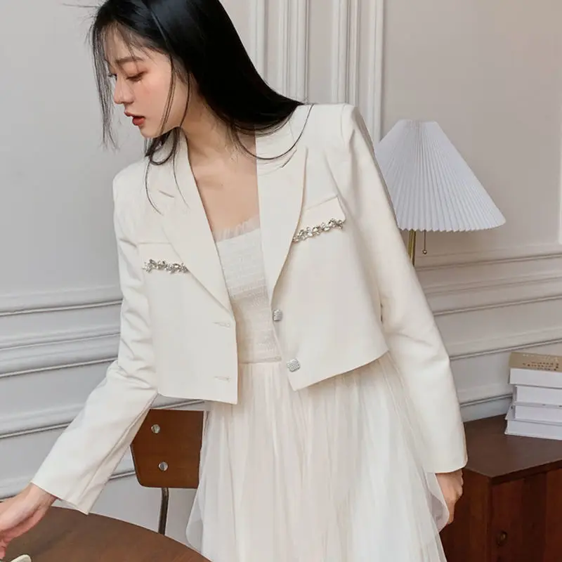 エレガントで若々しい女性ブレザー女性のスポーツカジュアルファッション春秋無地レディース服オーバーサイズビジネス