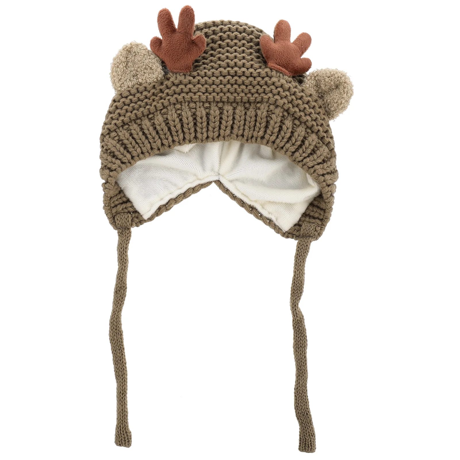 

1Pcs Fashion Knitting Hat for Children Christmas Antler Winter Warm Hat Soft Comfortable Outdoor Wear Cute Holiday Gift