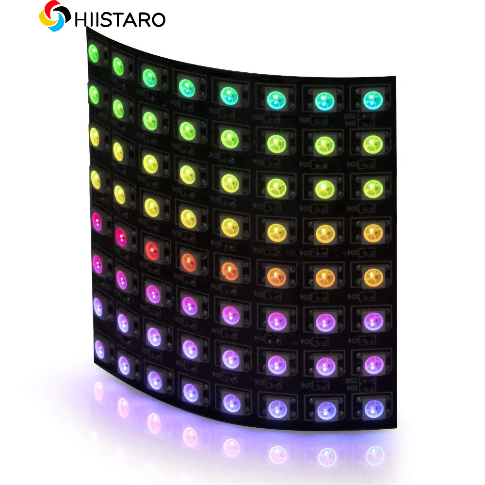 WS2812 LED 5050 RGB 8x8 64 Bit LED Matrix Module