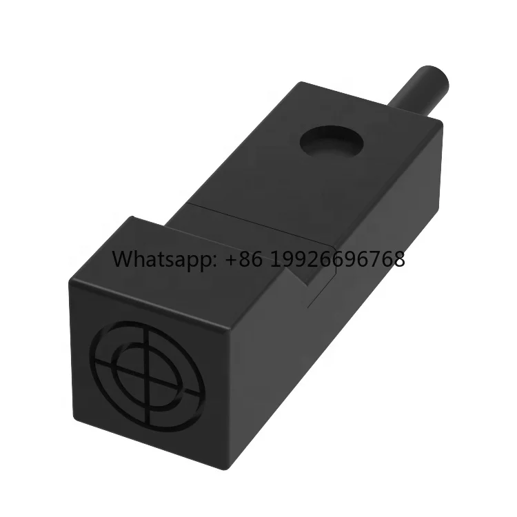 Rectangular Inductive Proximity Switch Sensor (LE09SN25DNO DC3) 2.5mm Sensing Distance NPN NO Output IP67 Protection 2m PVC