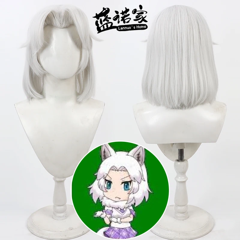 

Аниме Kemono Friends Cos Косплей Парик Хэллоуин Карнавал Вечеринка Реквизит Синтетические волосы Термостойкое волокно + Кепка для парика