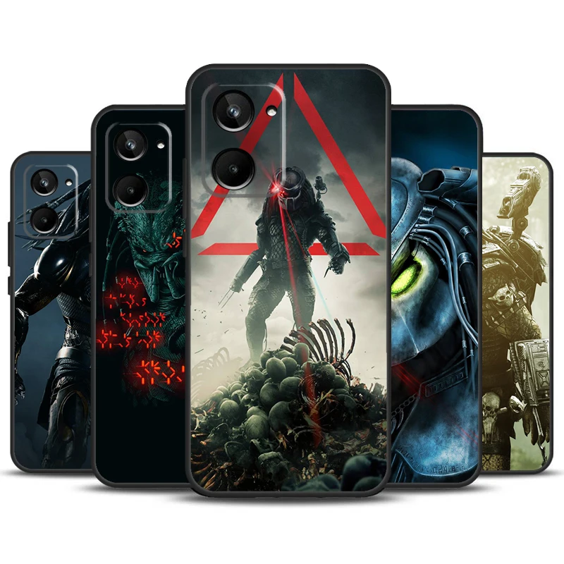 Alien Predator For Realme 11 12 Pro Plus 9 10 GT5 GT3 GT Neo5 C35 C31 C30 C33 C51 C53 C55 C21Y C25s Case