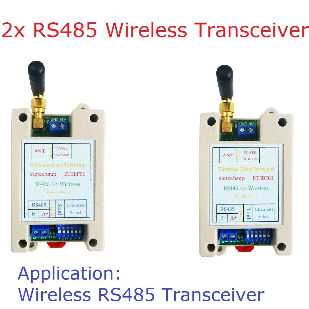 433M RS485 Wireless Transceiver Module DTU UART RS232 485 422 RF Smart Home