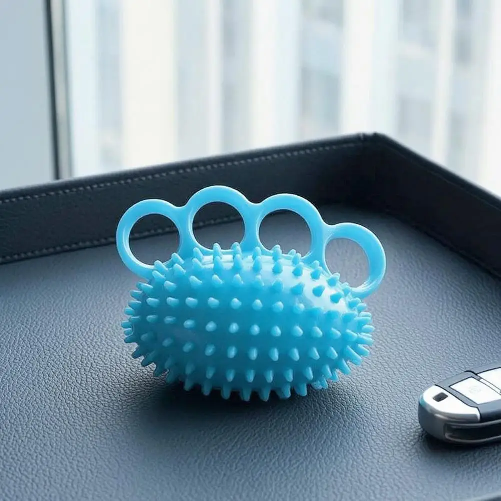 Hand Strengthening Ball Grip Trainer Four-finger Design Hand Exerciser Ergonomic Strengthening Ball for Stress Relief Finger