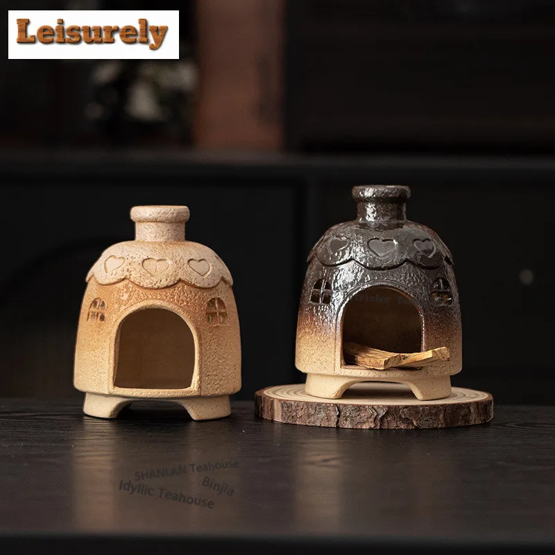 Love Heart House Incense Holder Diffuser Incense Burners Consecrate Smell Distributor Censer Home Accessories Ornaments supplies