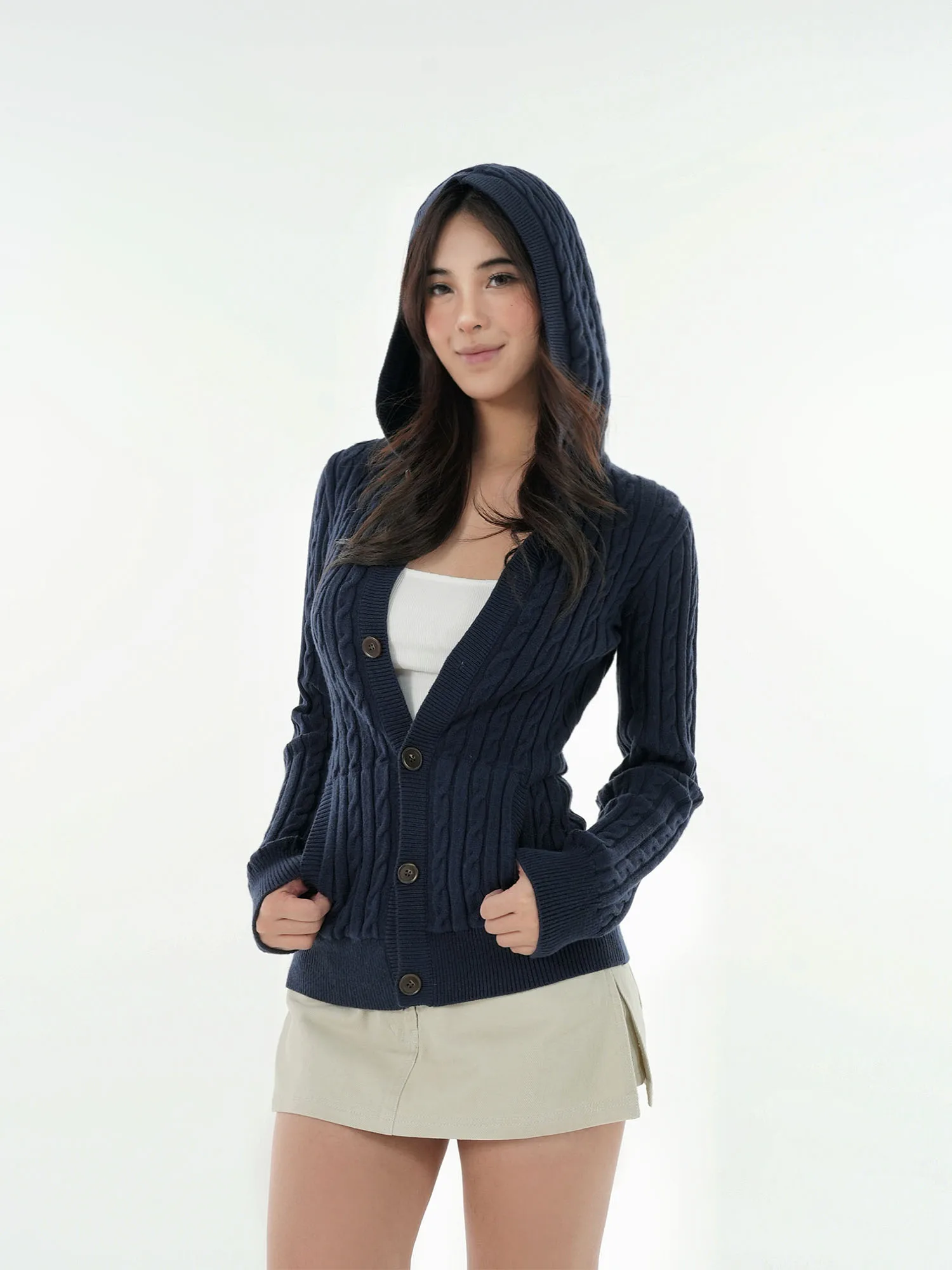 

Вязаный кардиган Jim Kennet с одной пуговицей, приталенный, с длинными рукавами, для повседневной носки, весна-осень, теплый, на одной пуговице