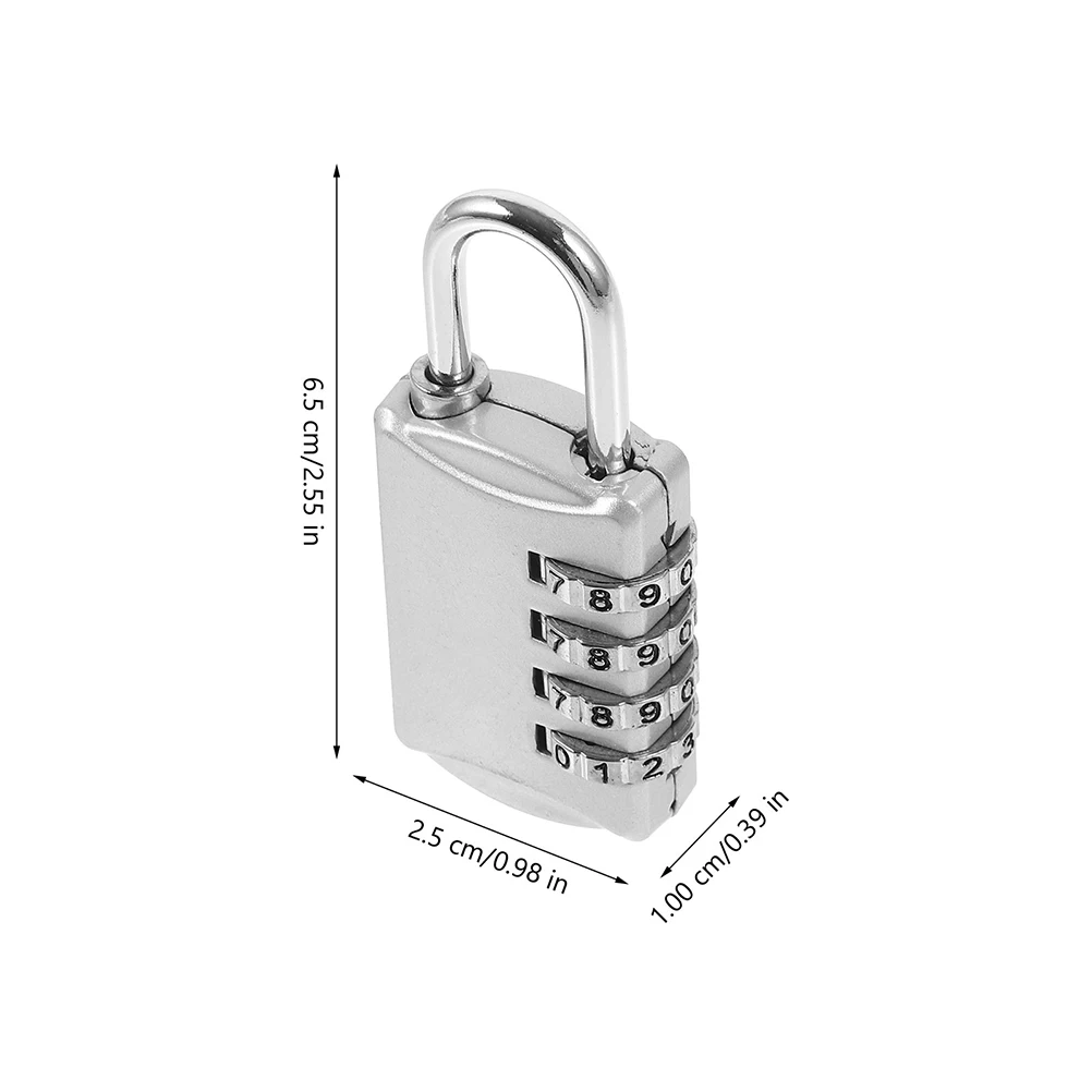 

2pcs Digital Combination Weatherproof Metal Coded Lock For Gym Lockers Outdoor Doors Locker Cabinets Toolbox Room Door High