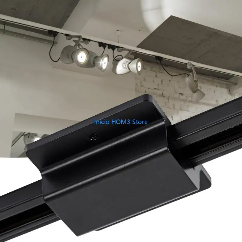A5YD 3 Wire 1 LED Spotlights Strips H Track Float Canopy Connector Lighting for Ceiling Stage Performances