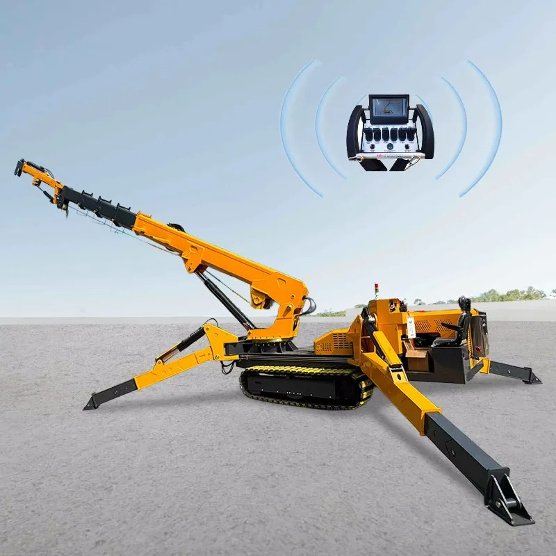 Customized Spider Crane CE EPA Hot Europe Model 12 Ton Indoor Outdoor Diesel Electric Spider Crane