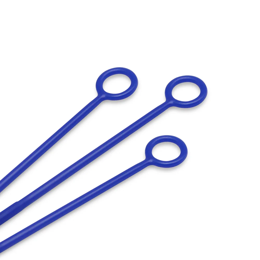 10ul Sampling Sticks Inoculation Loops, Disposable Blue HIPS, 20pcs Pack for Lab
