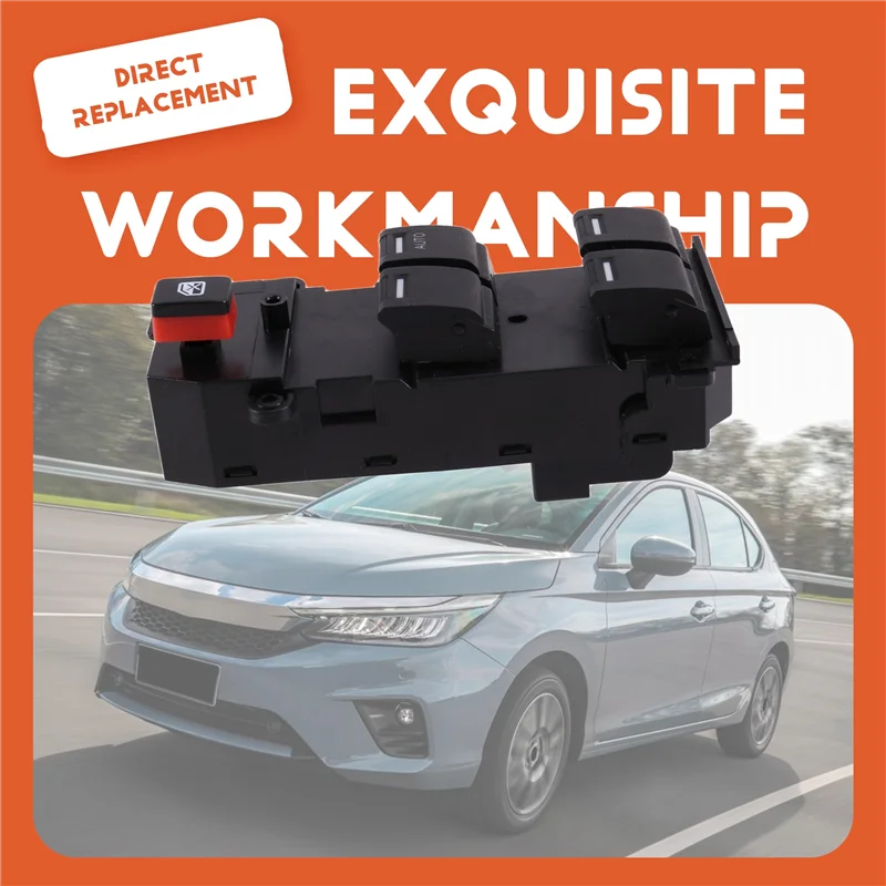 مفتاح نافذة الطاقة 35750-TM0-A01 & 35750-TMO-F01 لسيارة Honda City 2007- 2012 RHD وحدة التحكم الرئيسية للنافذة #3