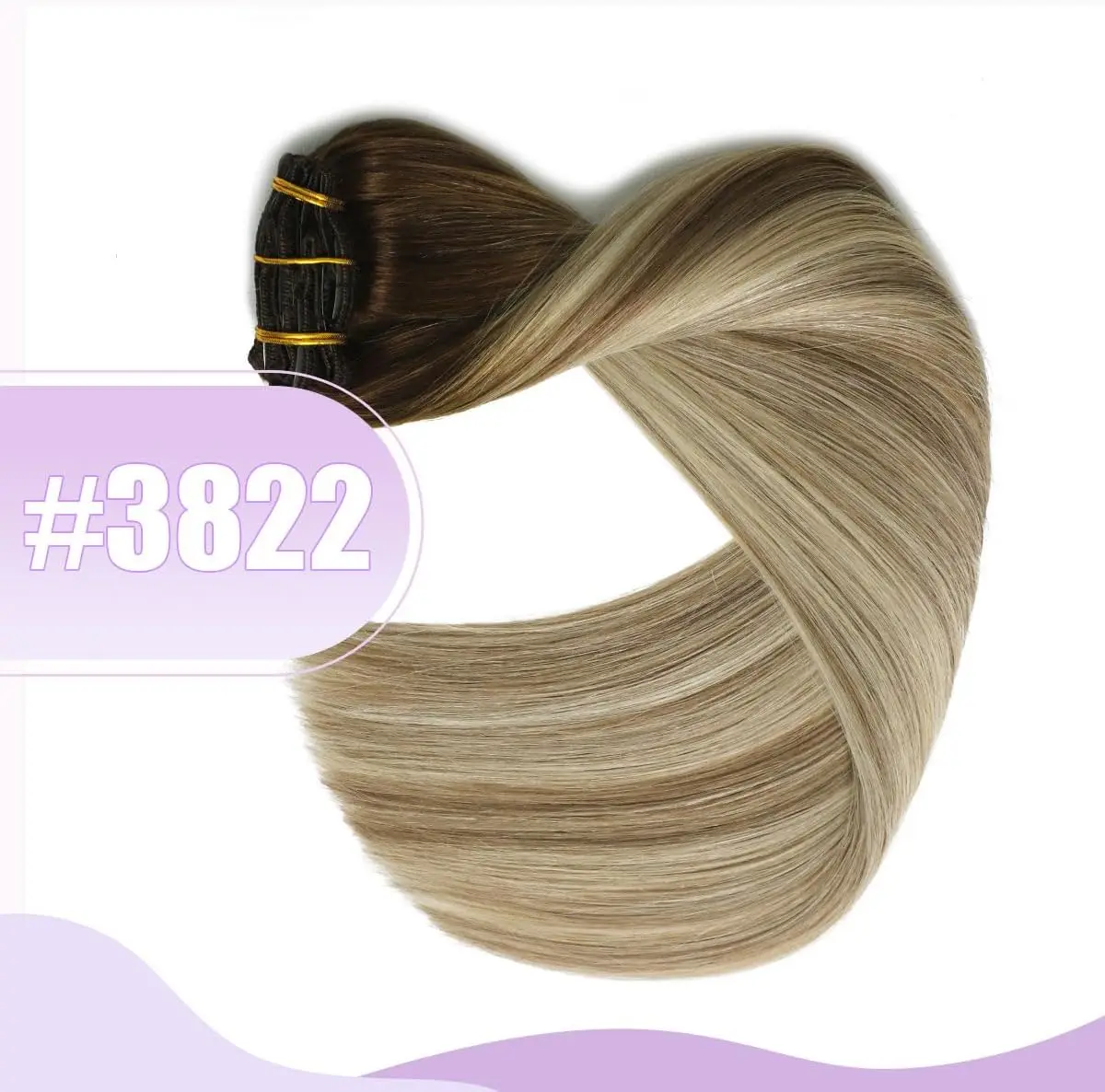 كليب Ins شعر مستعار بشري 14-22 بوصة 100 الطبيعية شعر بشري حقيقي عذراء تمديد لمقاطع وصلات شعر شعر الإنسان