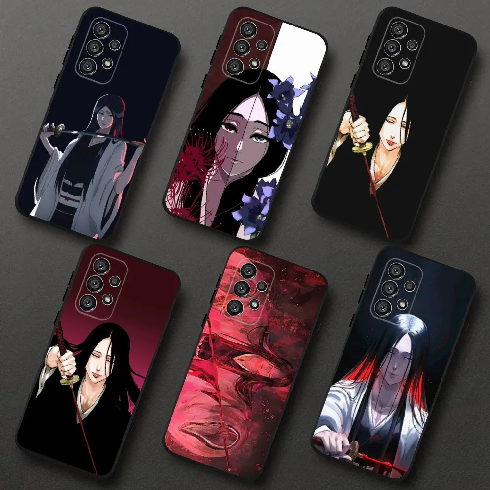 

Retsu Unohana B-Bleachs Phone Case For Samsung Galaxy A20,A21s,A22,A31,A32,A52,A53,A72,73,A80,A91 Soft Black Cover