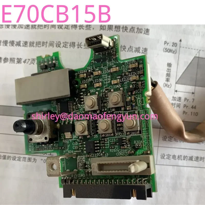 Used E70CB15B Inverter Main Board Control Board CPU Board FR-E7400 Original Disassembly BC186A870G52