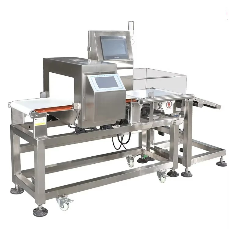 High Sensitivity Combined Metal Detection and Weighing Detection Machine Tunnel Conveyor Food Metal Detector and Checkweigher